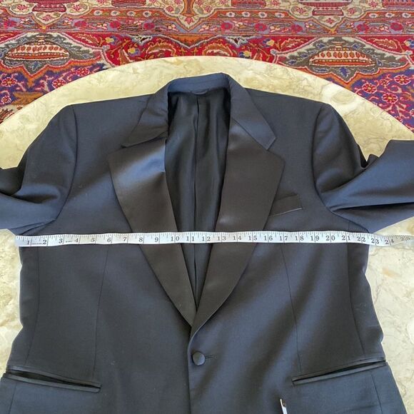 Orsini Collezione 100% Wool Single Breasted Tuxedo Dinner Jacket - Picture 10 of 13